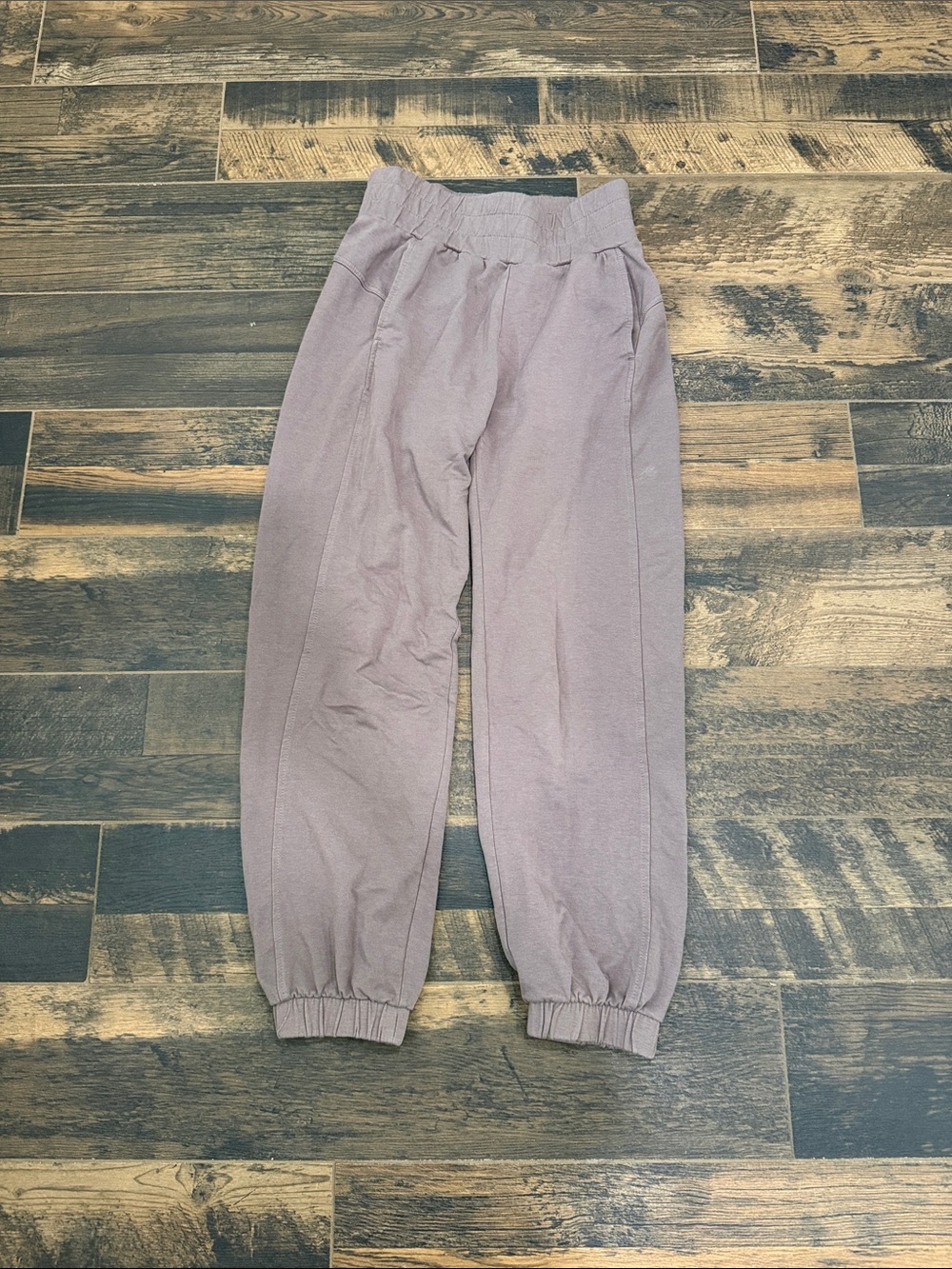 JoyLab Mauve Elastic-Waist Track Joggers